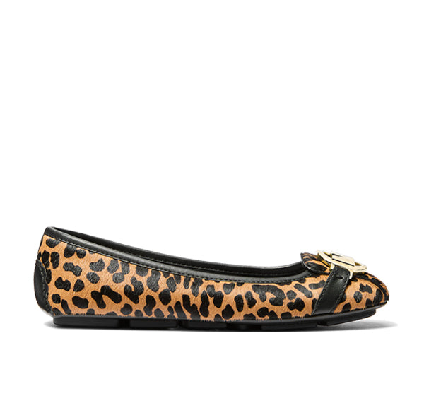 Michael Kors Women's Fulton Leopard Print Calf Hair Moccasin Deer Multi