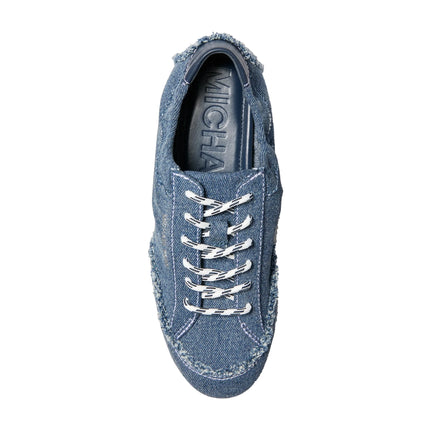 Michael Kors Women's Susie Denim Trainer DK VT Bluwsh