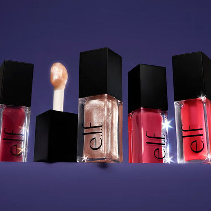 e.l.f. Glow Reviver Quad Goals Lip Oil Kit (4-Piece Set)