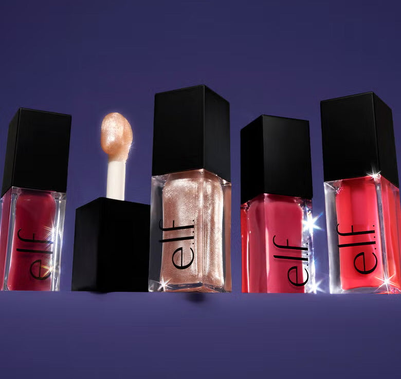 e.l.f. Glow Reviver Quad Goals Lip Oil Kit (4-Piece Set)