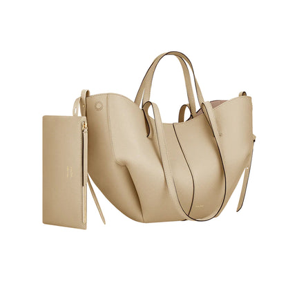 Polène Women's Cyme Mini Edition Textured Sand
