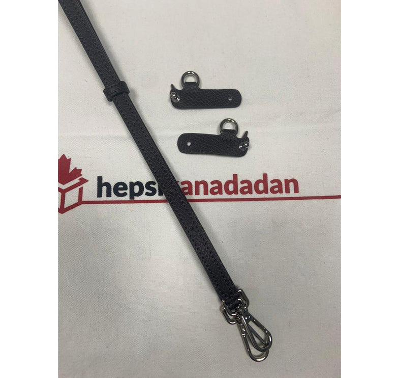 Longchamp Pouch Modeliyle Uyumlu Deri Askı Seti Mocha - Hemen Kargoda