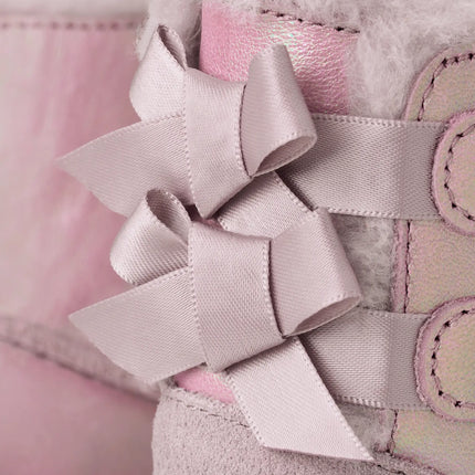 UGG Baby Bailey Bow Frosted Lavender Smoke