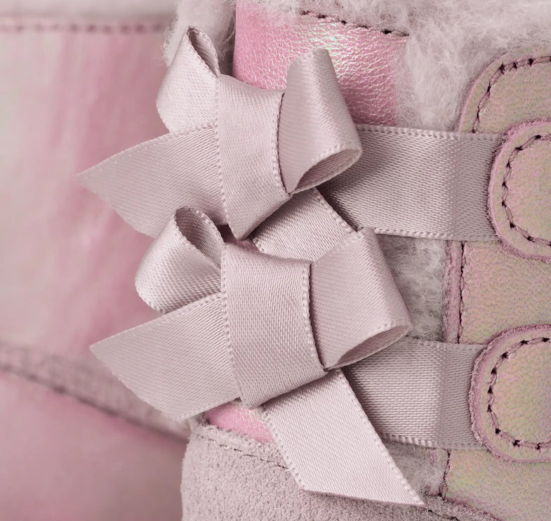 UGG Baby Bailey Bow Frosted Lavender Smoke