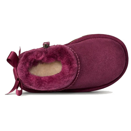 UGG Toddlers Ultra Mini Bailey Bow Dark Winterberry