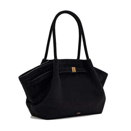 JW PEI Women's Faux Suede Tote Bag Black