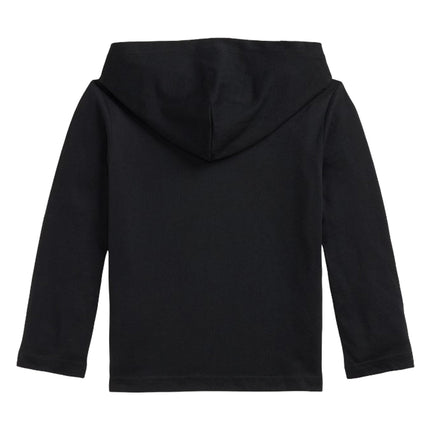 Polo Ralph Lauren Boy's Polo Bear Cotton Hooded Tee Black