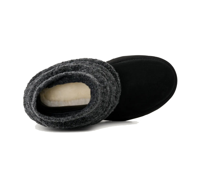 UGG Women's Classic Mini Dipper Legwarmer Black