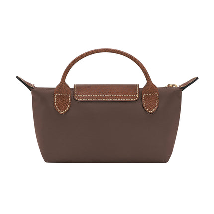 Longchamp Women's Le Pliage Original Pouch With Handle Mocha