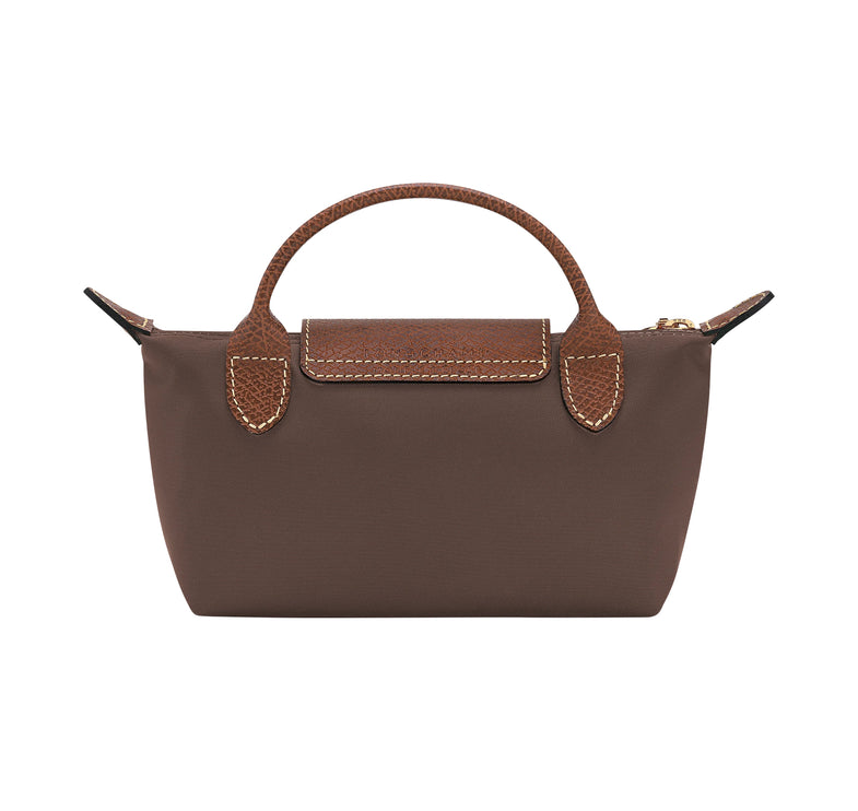 Longchamp Women's Le Pliage Original Pouch With Handle Mocha