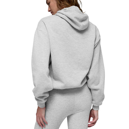 alo Women's Accolade Hoodie Athletic Heather Grey