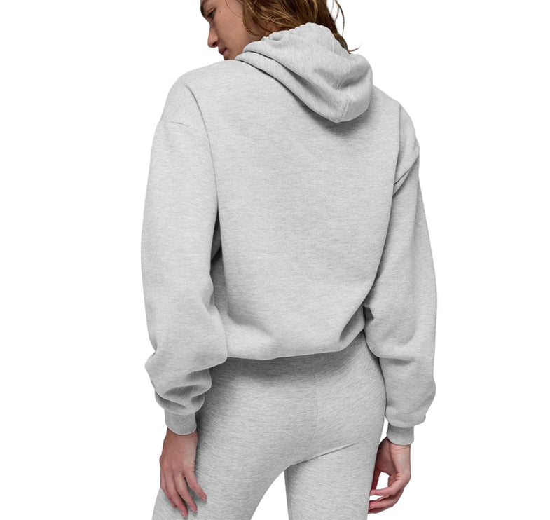 alo Women's Accolade Hoodie Athletic Heather Grey