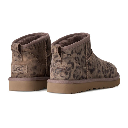 UGG Women's Classic Ultra Mini Spotted Chestnut