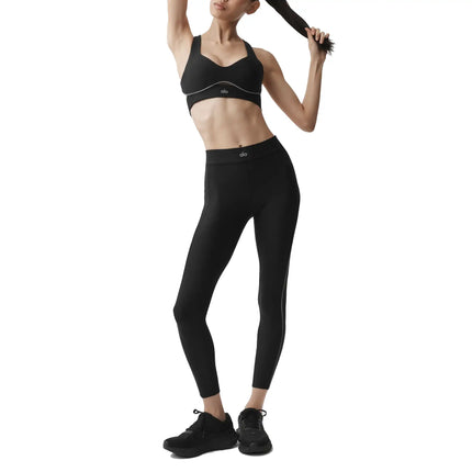 alo Women's Airlift High-Waist 7/8 Speedwork Legging Black