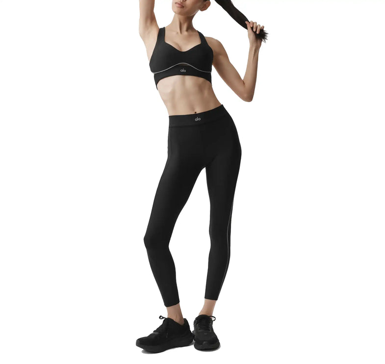 alo Women's Airlift High-Waist 7/8 Speedwork Legging Black