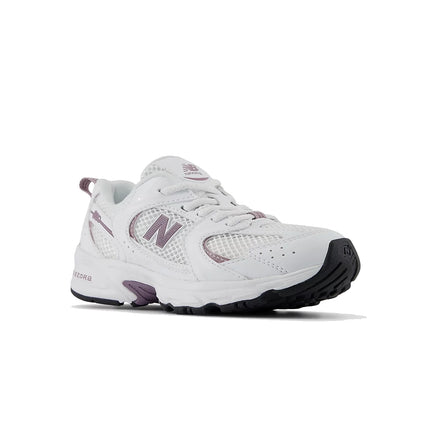 New Balance Little Kids 530 White with Dark Ice Wine PZ530SR