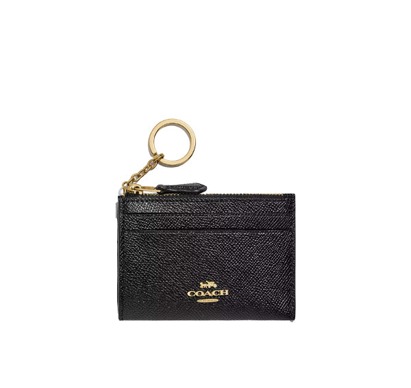 Coach Women's Mini Skinny Id Case Gold/Black