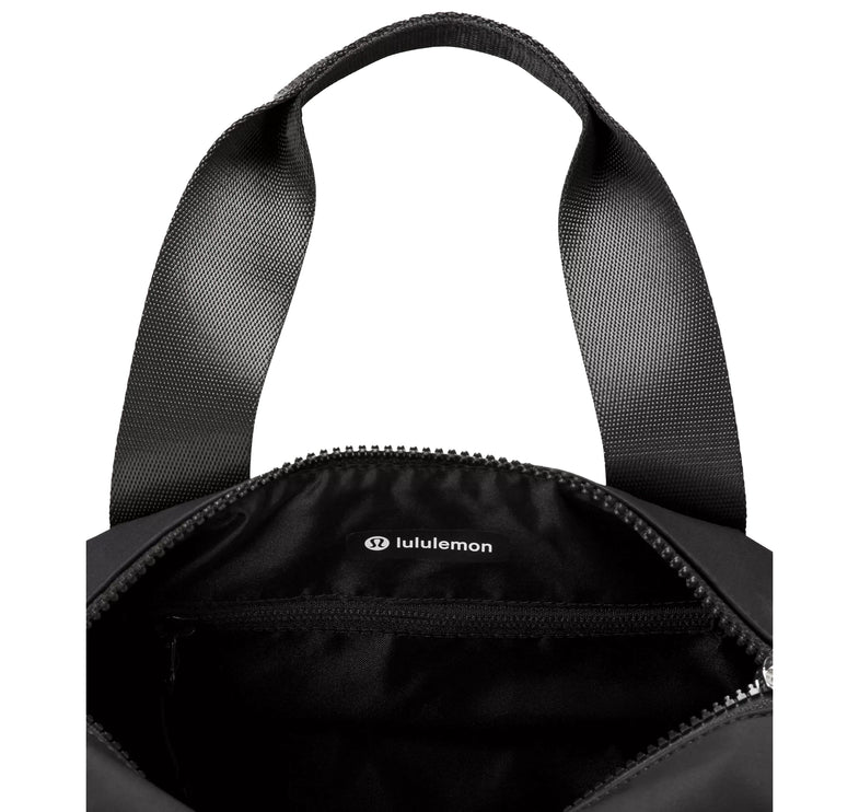 lululemon Women's Knit Nylon Mini Barrel Duffle Bag 5L Black