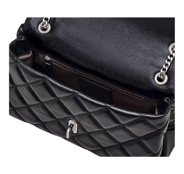 Marc Jacobs Women's The Quilted Dual Convertible Shoulder Bag Black