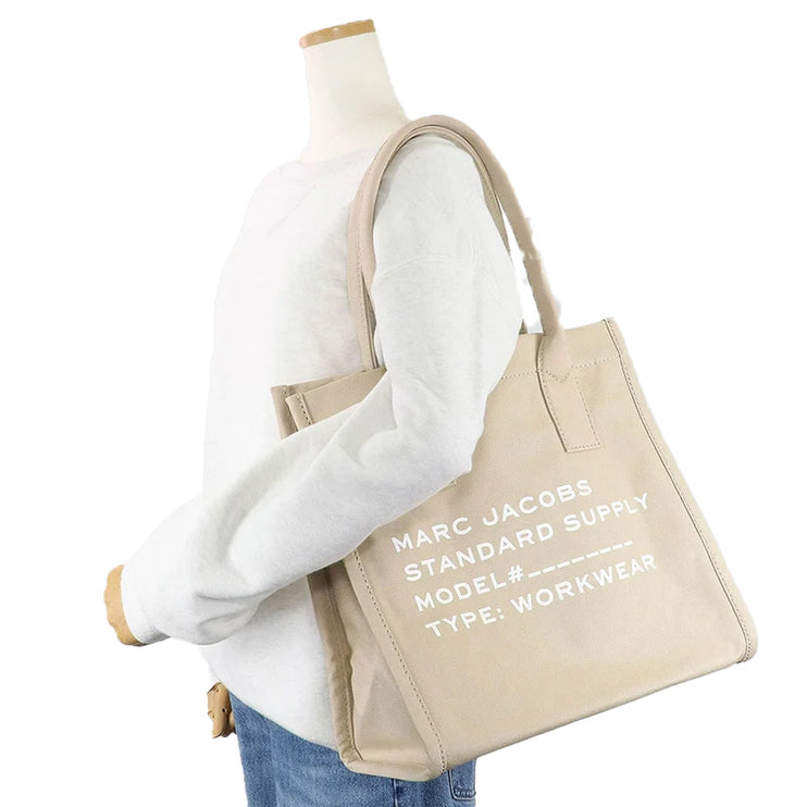Marc Jacobs Women's Canvas Supply Standart Tote Bag Beige