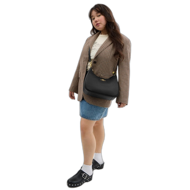 Coach Women's Teri Hobo Bag Gold/Black