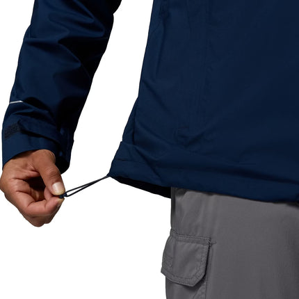 Columbia Men's Trailborne 2.5L Rain Shell Collegiate Navy