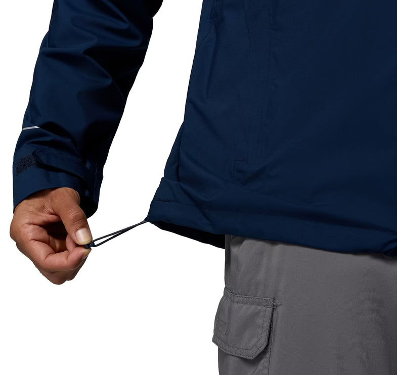 Columbia Men's Trailborne 2.5L Rain Shell Collegiate Navy