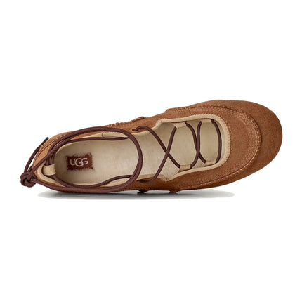 UGG Women's Quill Ballet Sneaker Chestnut/Sand
