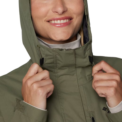 Columbia Women’s Hikebound II Rain Jacket Stone Green