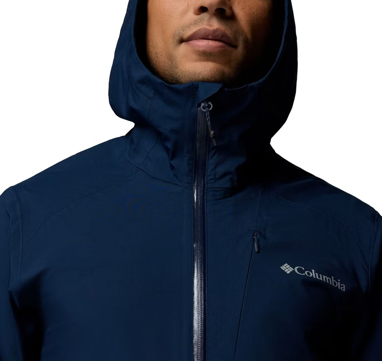 Columbia Men's Trailborne 2.5L Rain Shell Collegiate Navy