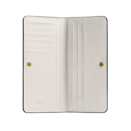 Coach Women's Essential Slim Wallet Brass/Chalk