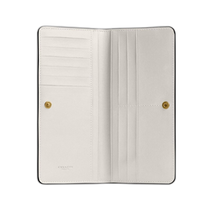 Coach Women's Essential Slim Wallet Brass/Chalk