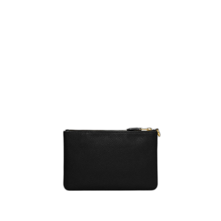 Coach Women's Essential Small Wristlet Brass/Black