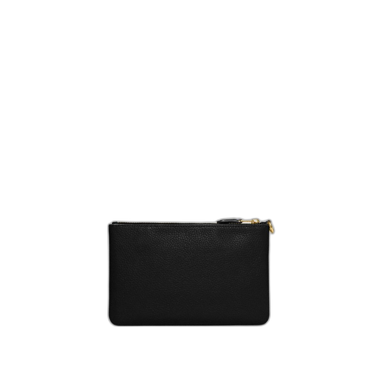 Coach Women's Essential Small Wristlet Brass/Black
