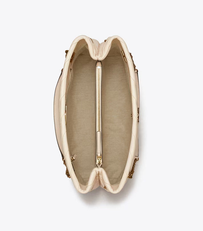 Tory Burch Women's Kira Chevron Tote New Cream