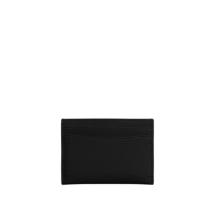 Coach Women's Essential Card Case Silver/Black