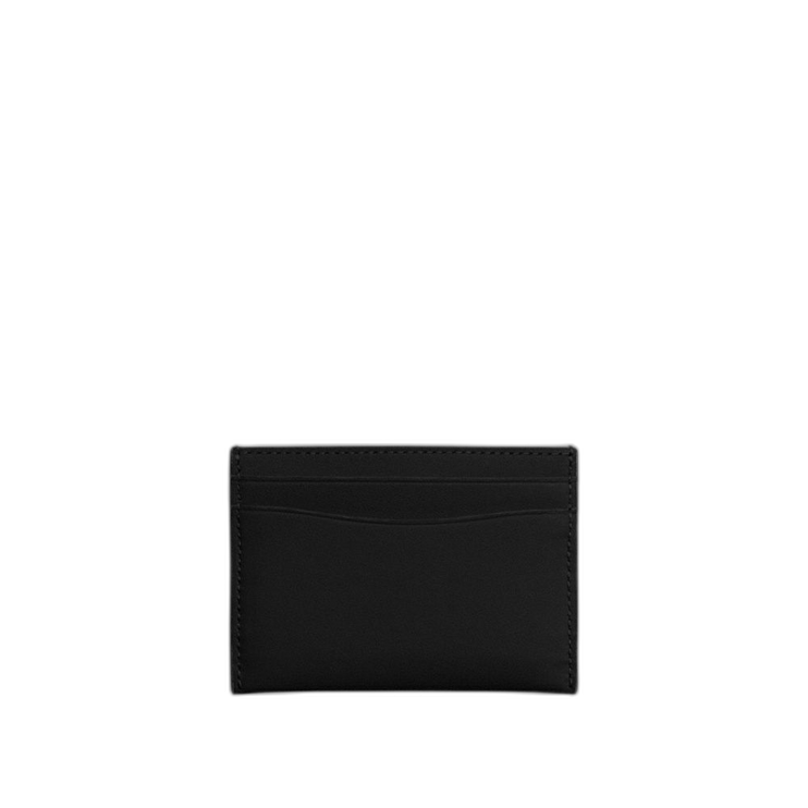 Coach Women's Essential Card Case Silver/Black
