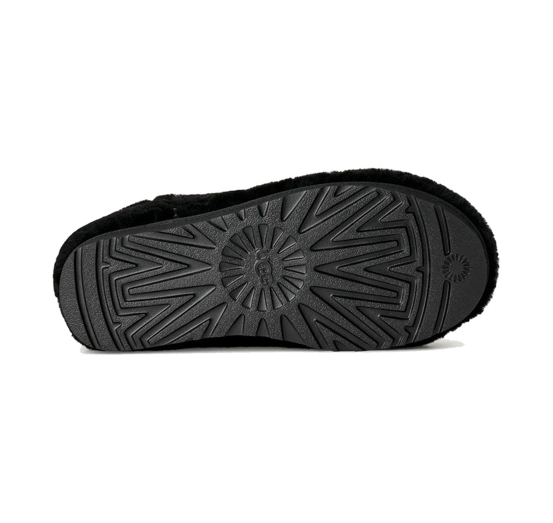 UGG Women's Classic Ultra Mini Fluffed Black
