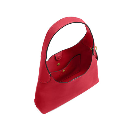Coach Women's Brooklyn Shoulder Bag 28 Brass/Scarlet