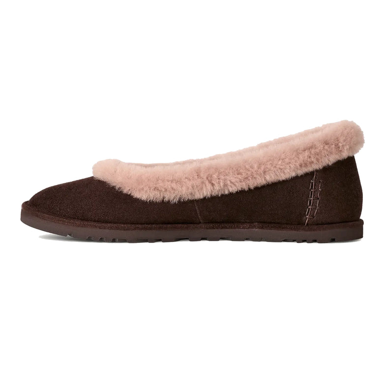 UGG Women's Zora Ballet Flat Dusted Cocoa