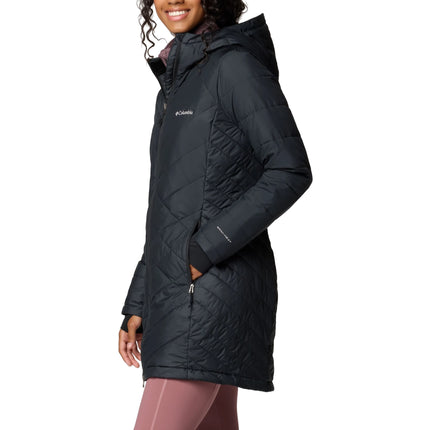 Columbia Women's Heavenly Long Hooded Jacket Black