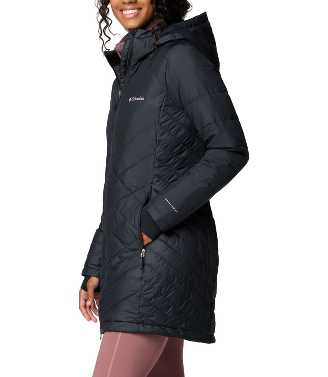 Columbia Women's Heavenly Long Hooded Jacket Black