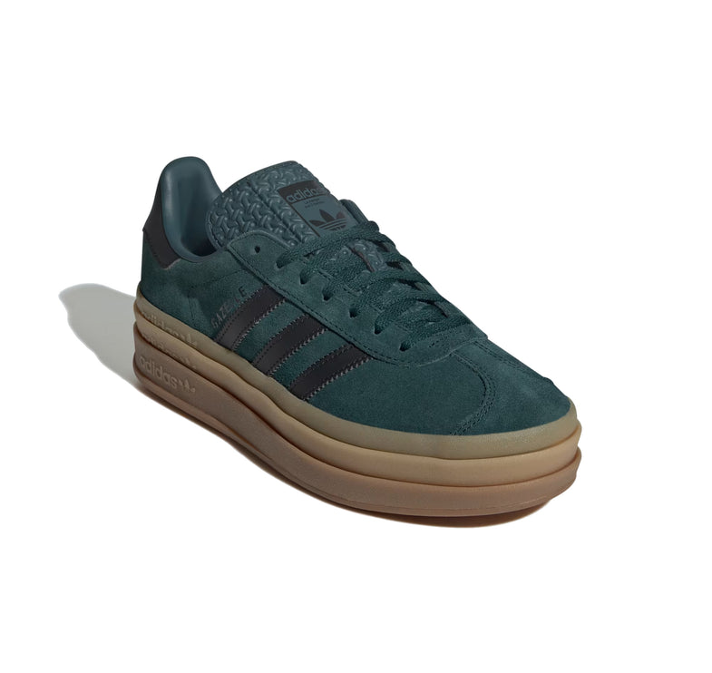 Adidas Women's Gazelle Bold Aurora Ivy/Core Black/Gum JQ3583