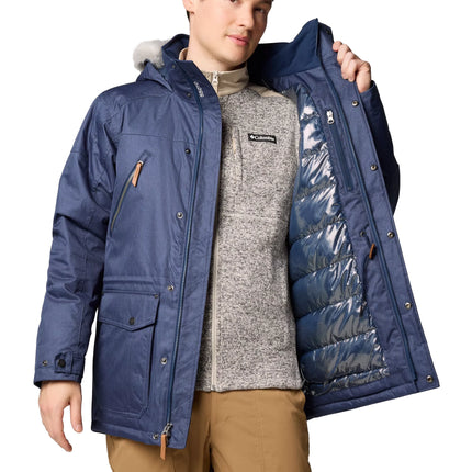 Columbia Men's Barlow Pass TurboDown II Jacket Collegiate Navy