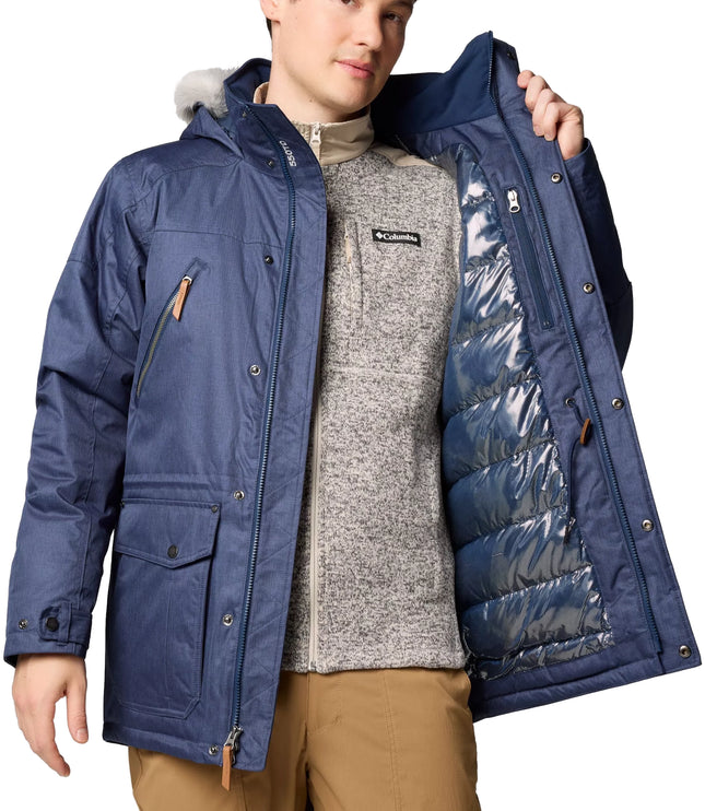 Columbia Men's Barlow Pass TurboDown II Jacket Collegiate Navy