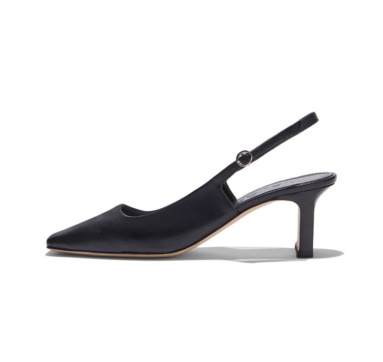 AEYDE Women's Liza Slingback Pumps Black