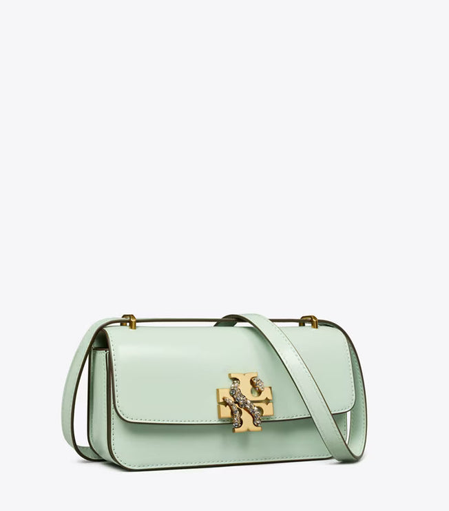 Tory Burch Women's Small Eleanor Rectangular Bag Mint