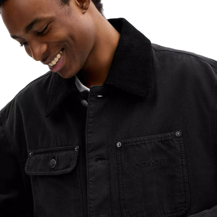 COACH Men's Chore Coat Black