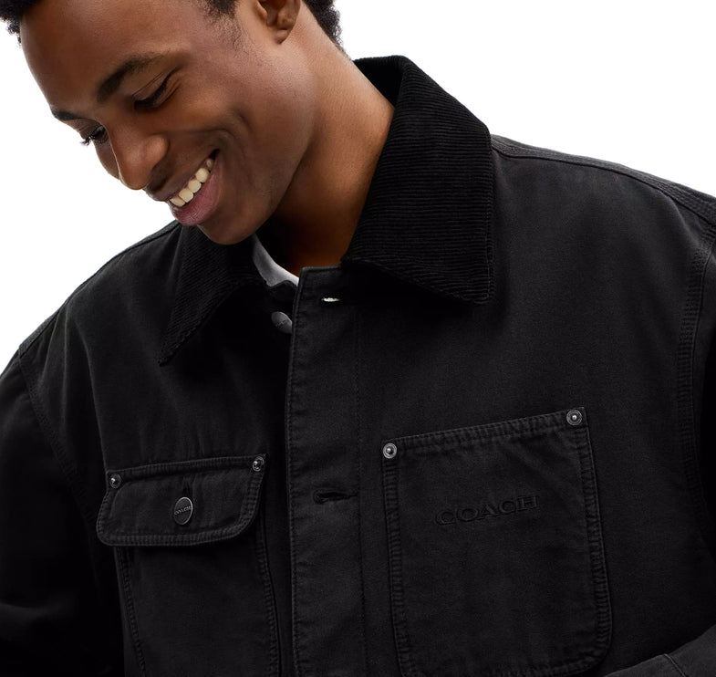 COACH Men's Chore Coat Black
