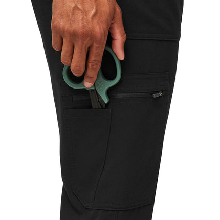 FIGS Men's Cairo Cargo Scrub Pants Black